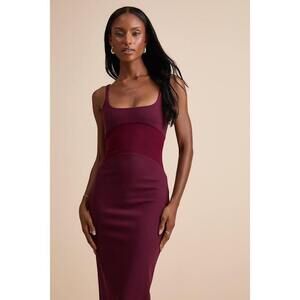 Lulus Lasandra Plum Sleeveless Column Maxi Dress Purple - Size XS